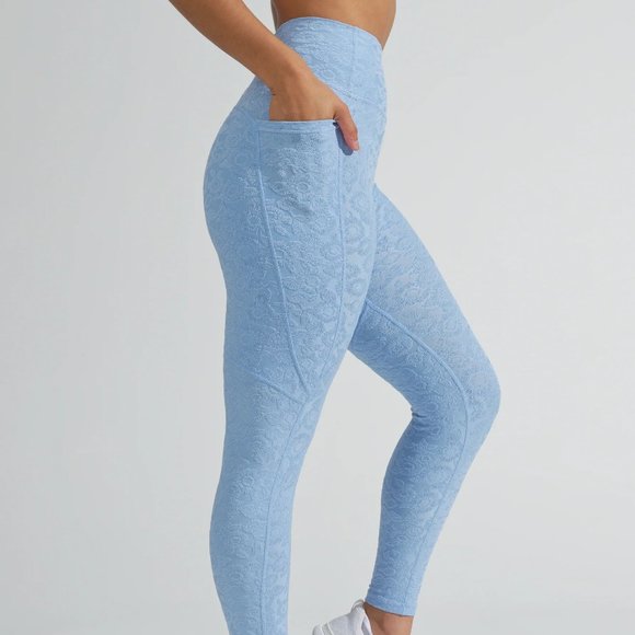 Buffbunny Collection - Flower Power Legging in Tuxedo Blue - M - Picture 3 of 10